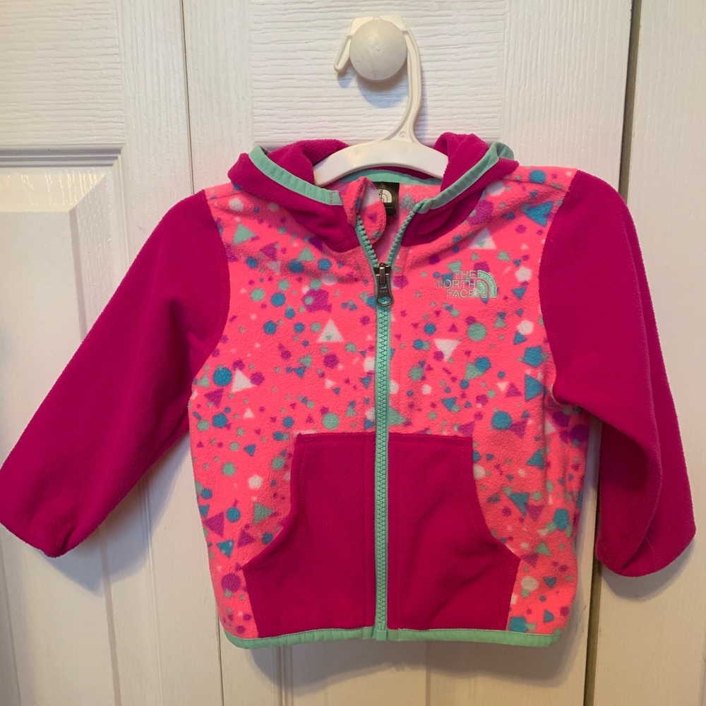 Toddler girl North Face fleece jacket